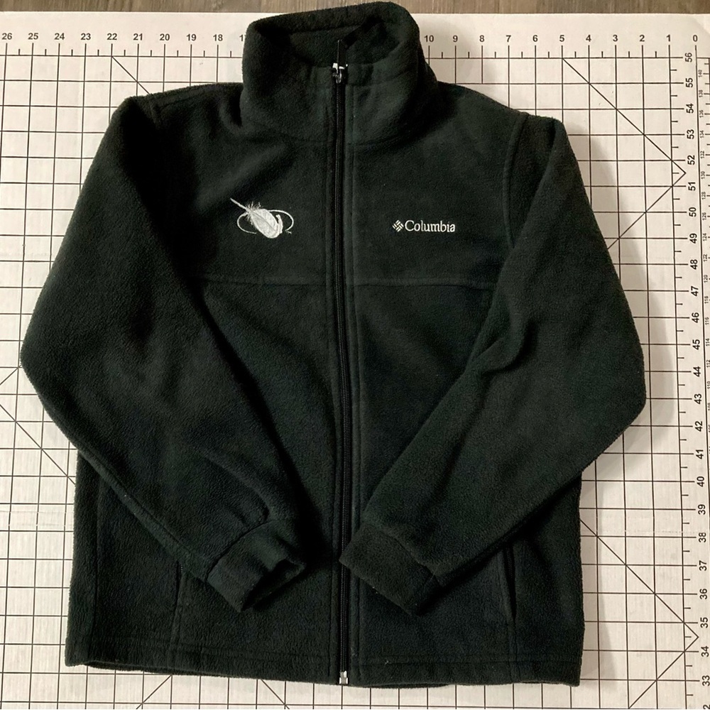 Columbia Boy’s Size 10/12‎ Charcoal Grey Fleece Jacket